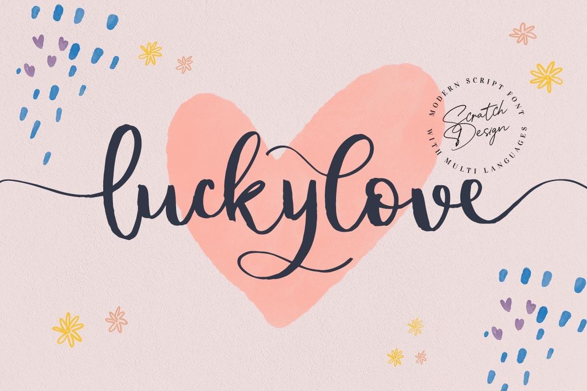 Luckylove Font