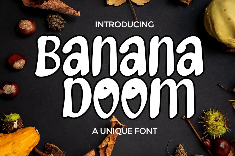 Banana Doom Font