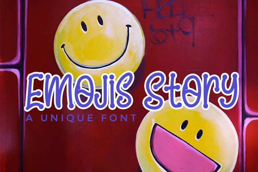 Emojis Story Font