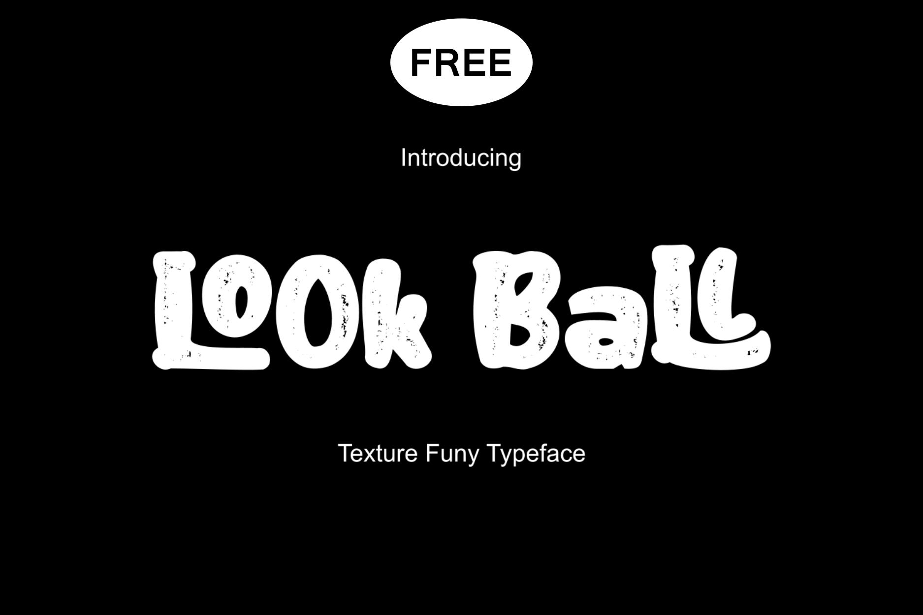 Look Ball Font