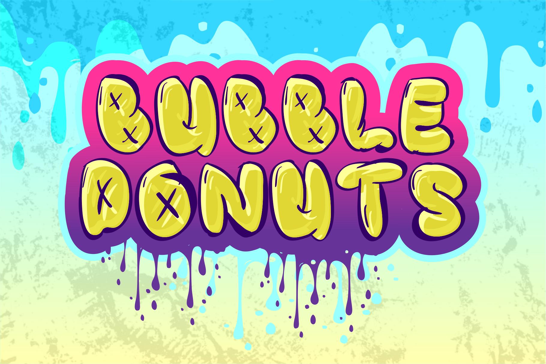 Bubble Donuts Font