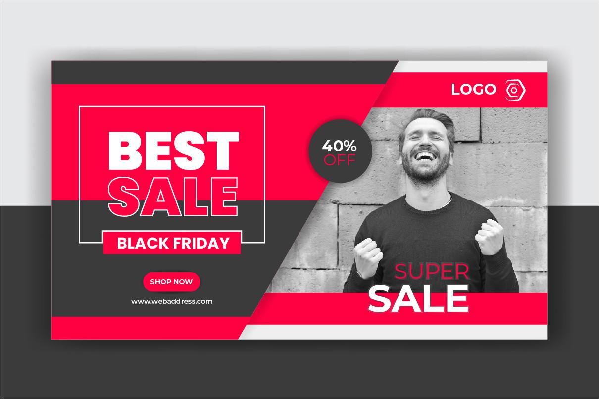 Black Friday Sale Web Banner Template