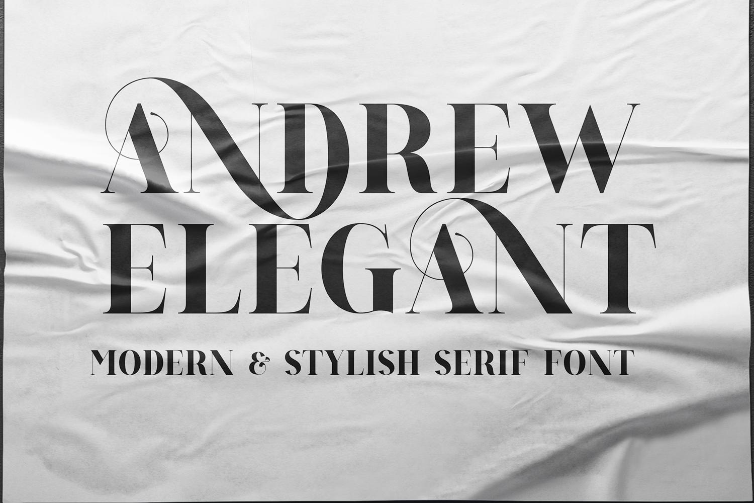 Andrew Elegant Font
