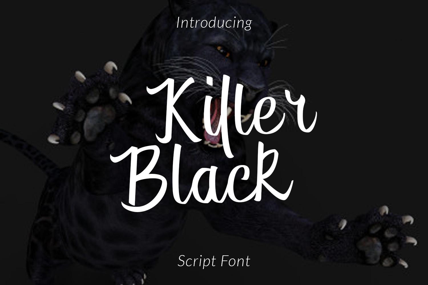 Killer Black Font