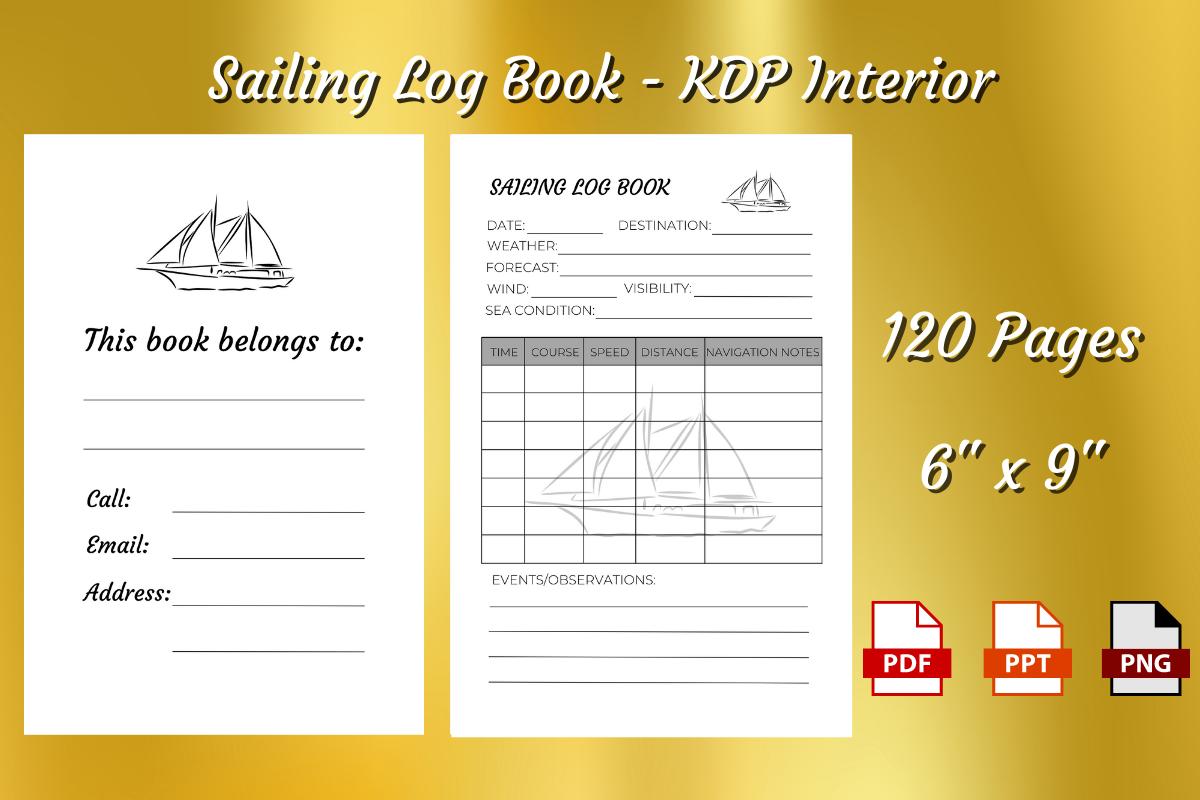 Sailing Log Book - KDP Interior