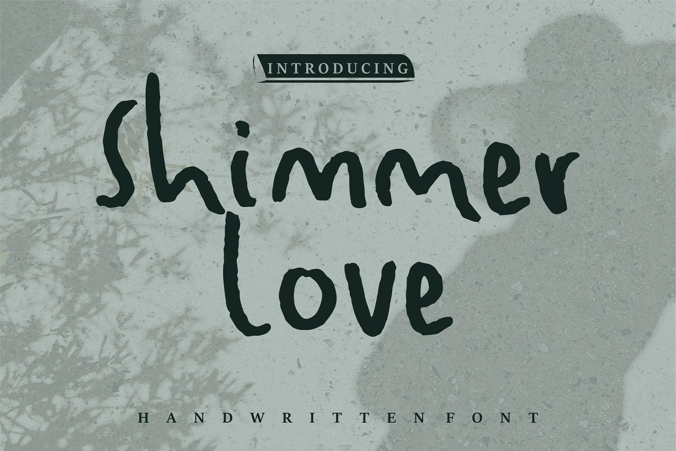 Shimmer Love Font