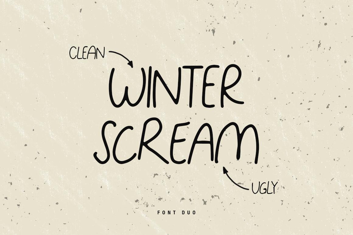 Winter Scream Duo Font