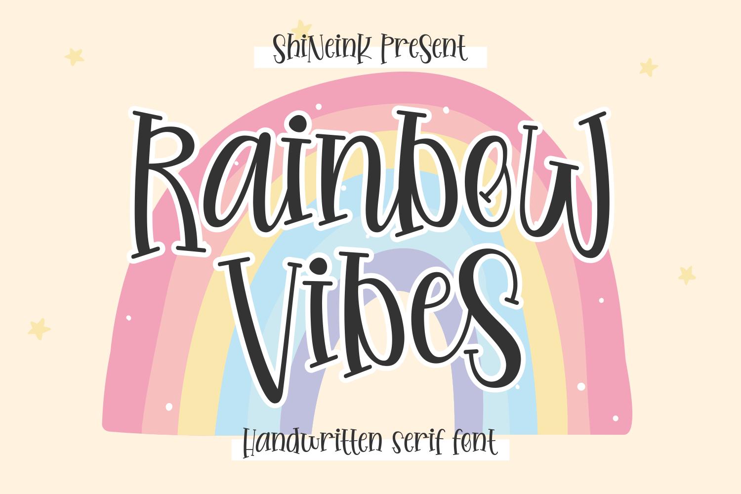 Rainbow Vibes Font
