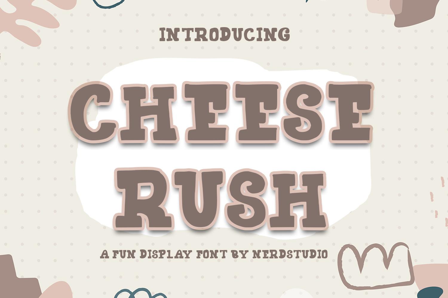 Cheese Rush Font