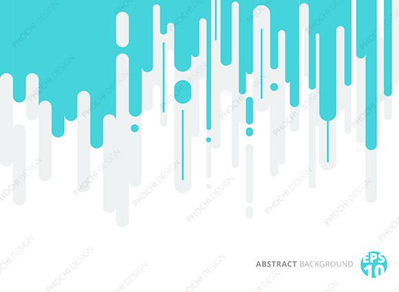 Abstract Rounded Shapes Lines Pattern