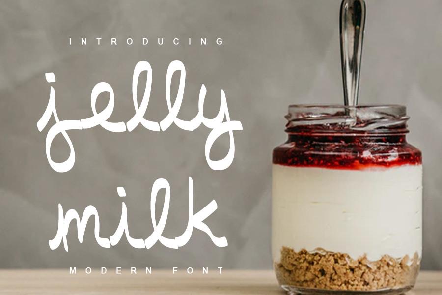 Jelly Milk Font