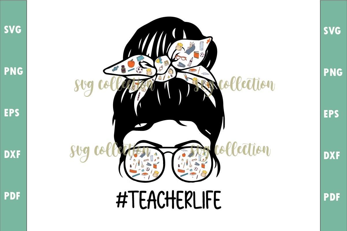 Teacher Life Sublimation Design Graphic