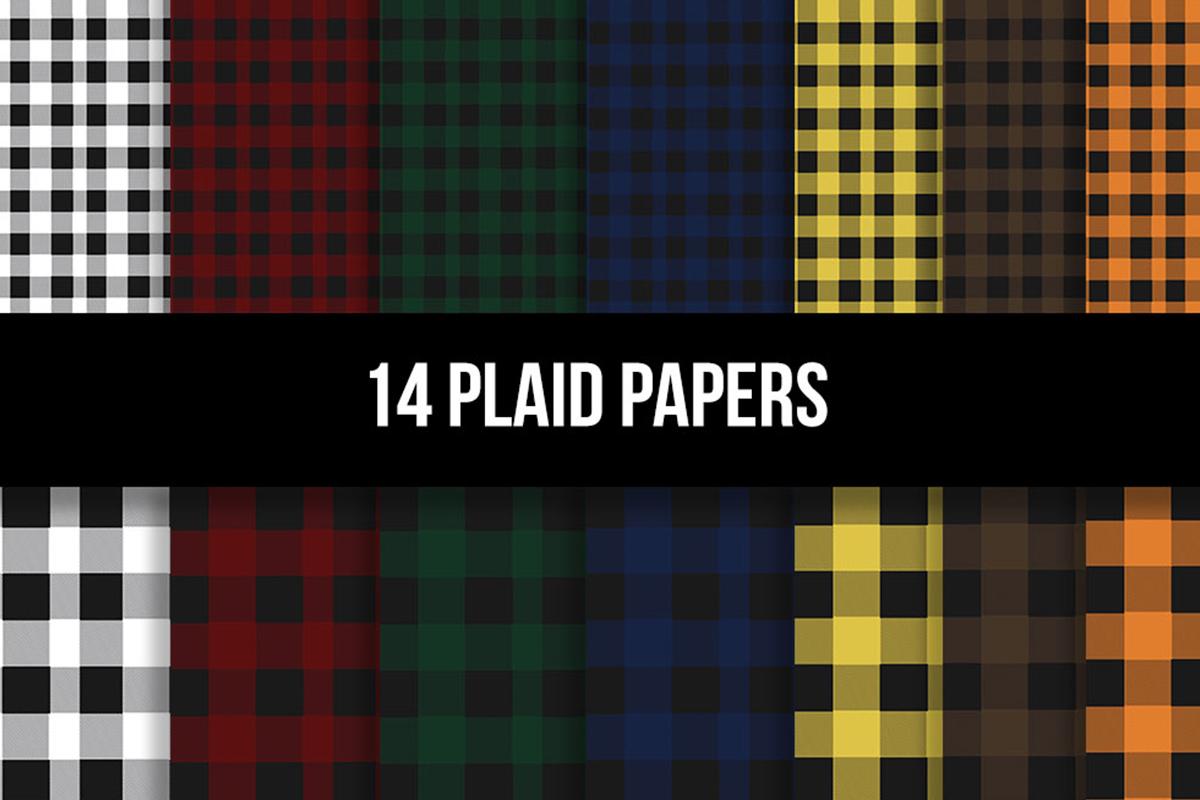 Buffalo Plaid Digital Paper Pattern