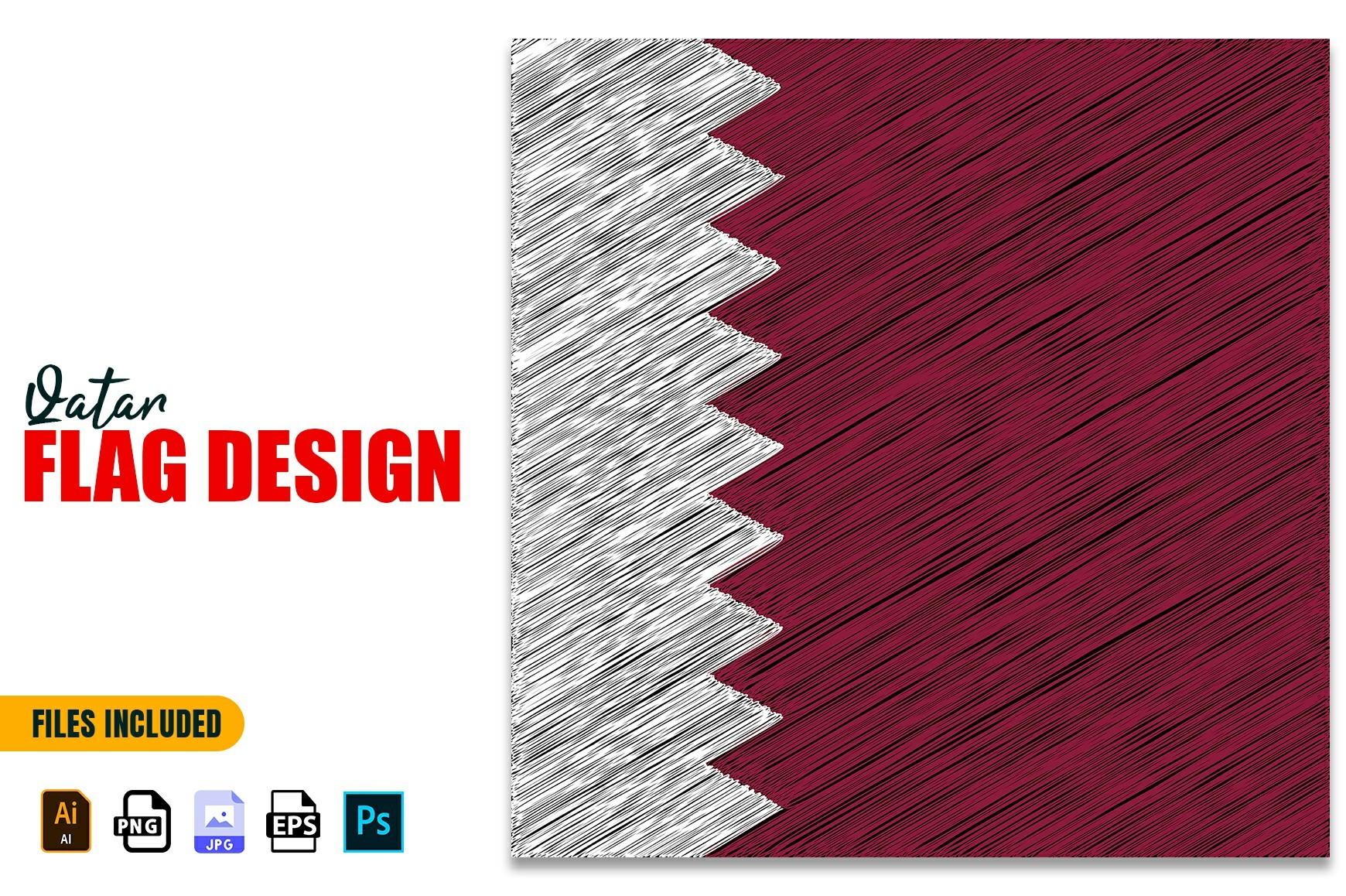 Qatar National Day Flag Design