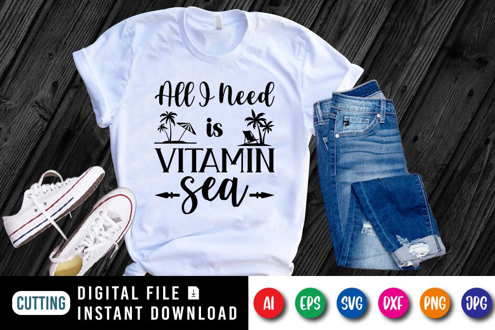 All I Need is Vitamin Sea, Summer SVG