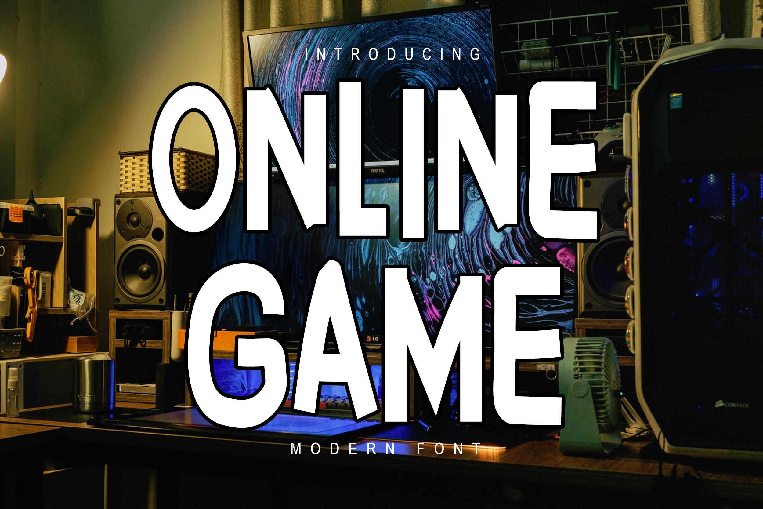 Online Game Font