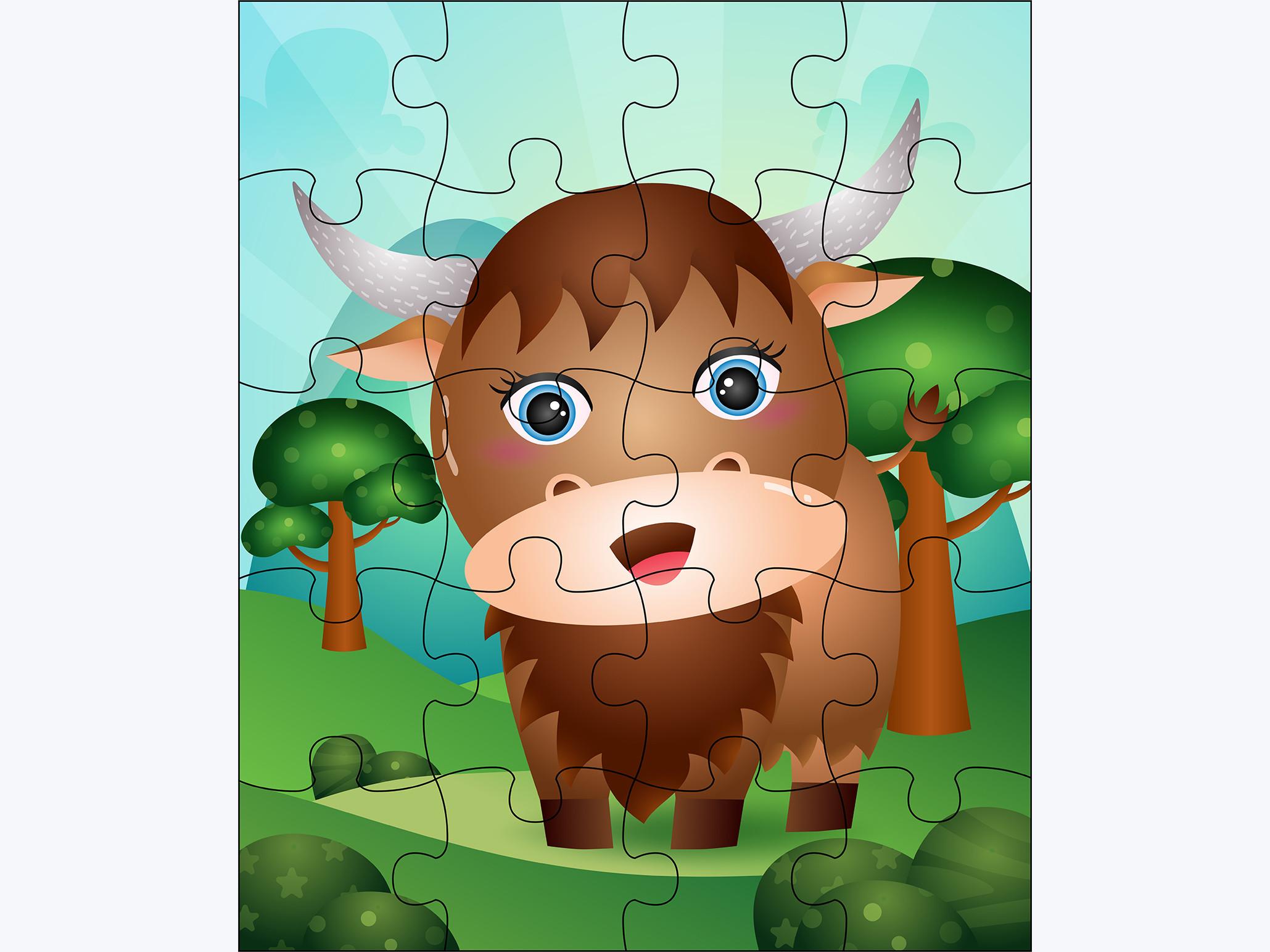 A Buffalo Puzzle - Teaching Material