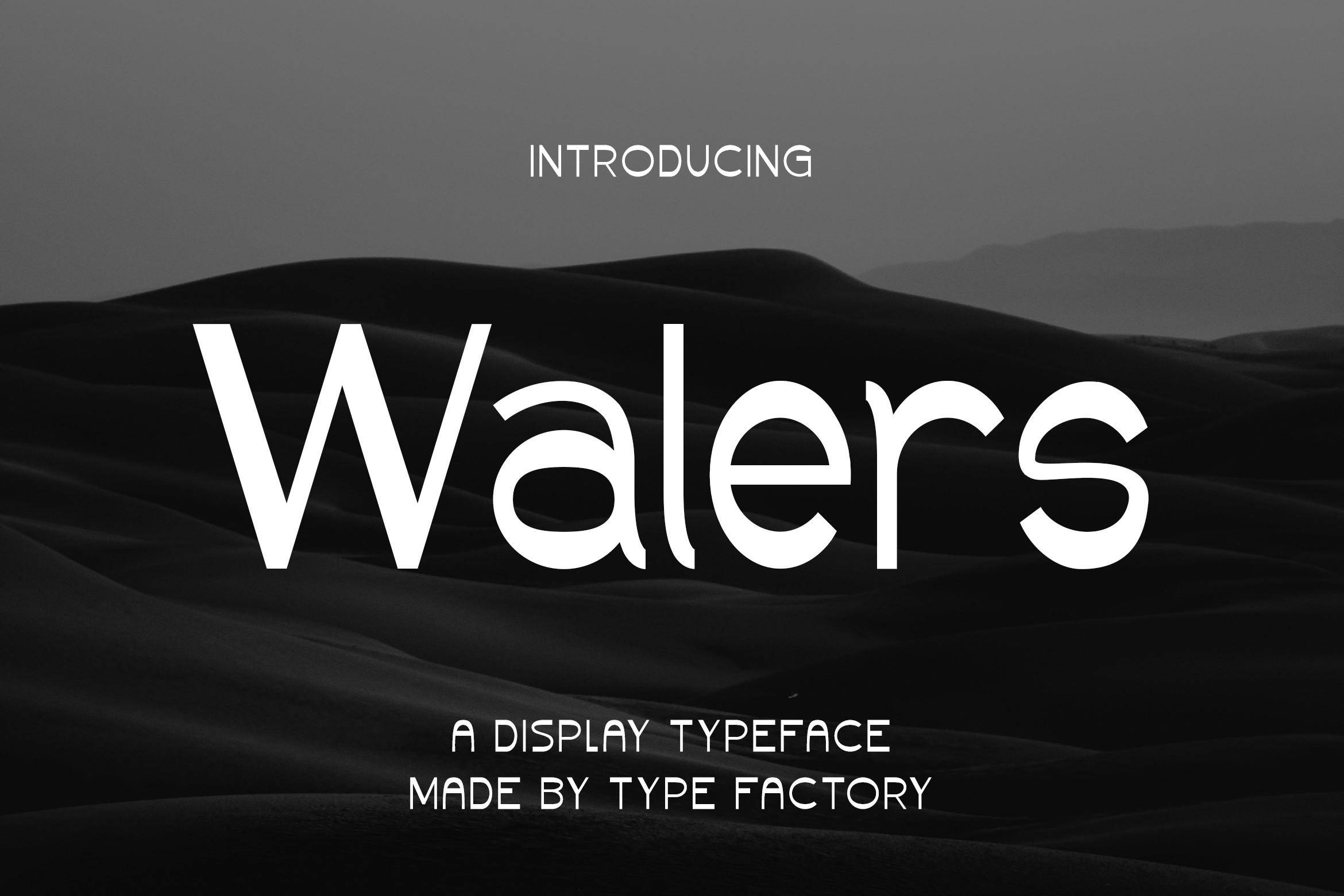 Walers Font
