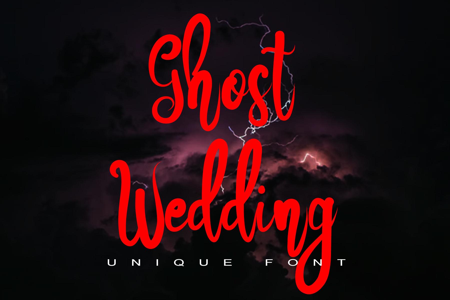 Ghost Wedding Font