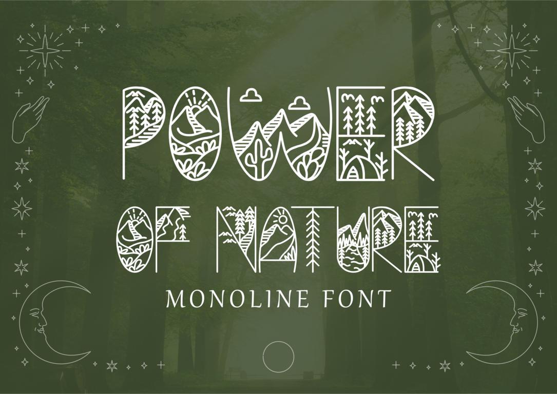 Power of Nature Font