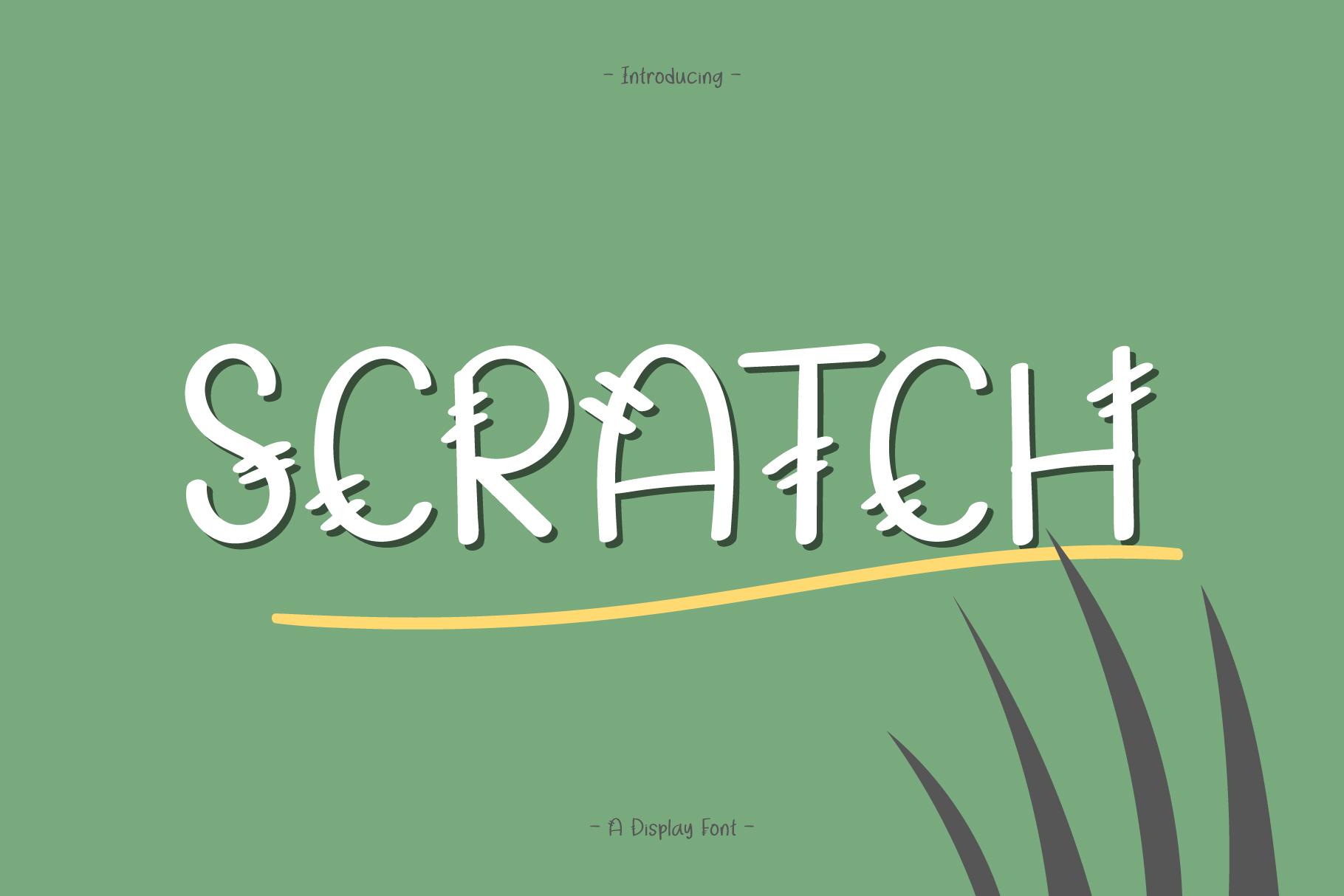 Scratch Font Free & Premium Download