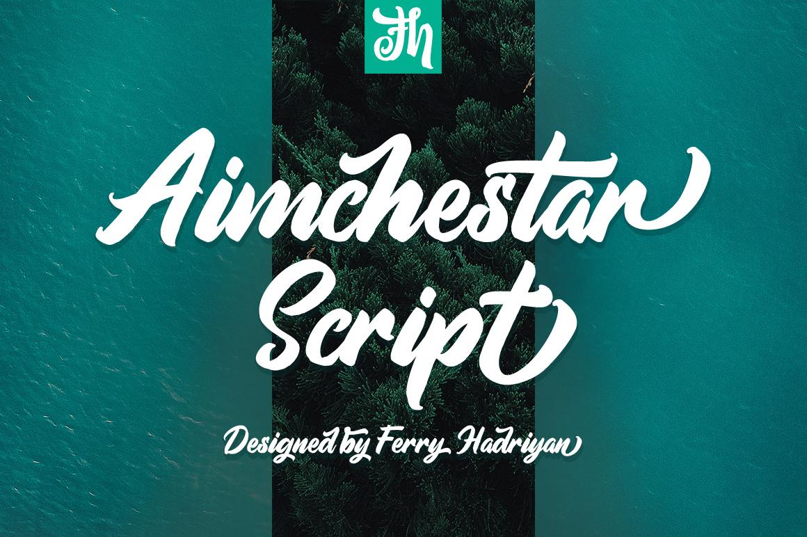 Aimchestar Script Font