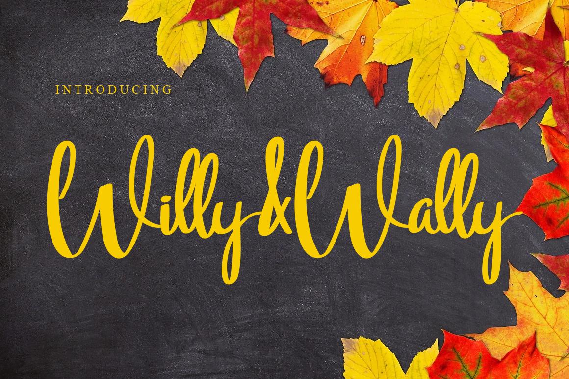 Willy & Wally Font