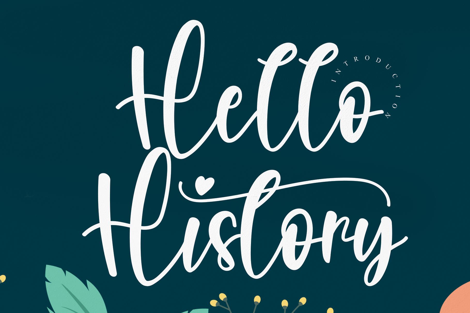 Hello History Font