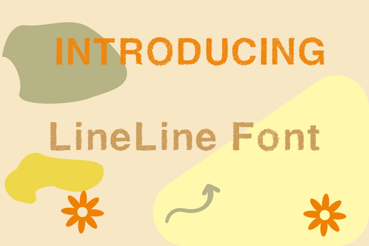 Line Line Font