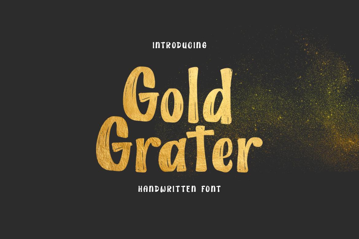 Gold Grater Font