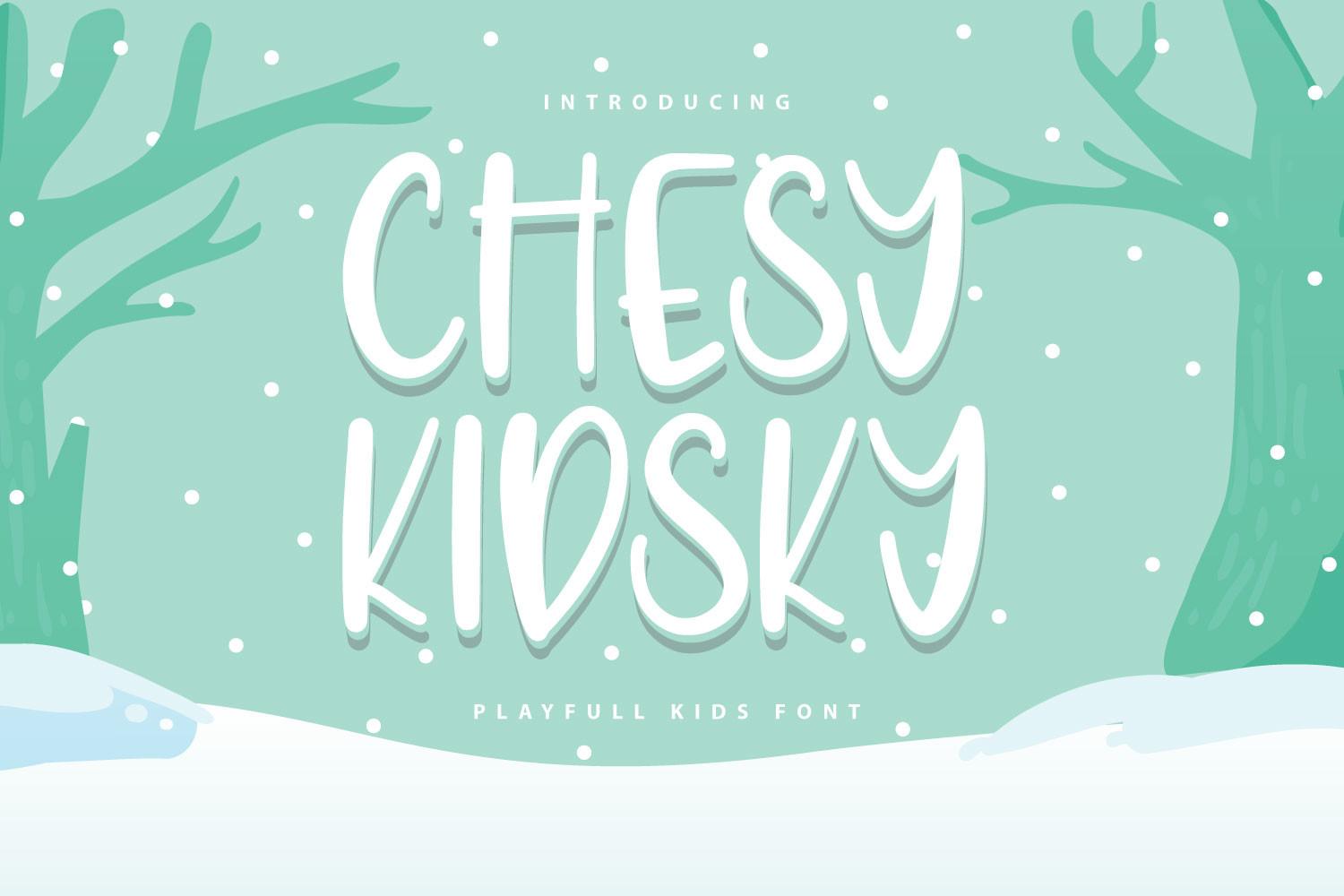 Chesy Kidsky Font