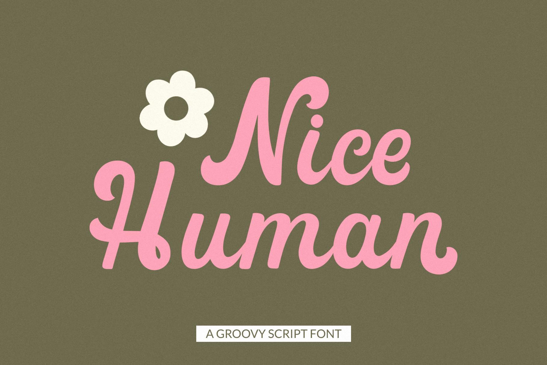 Nice Human Font