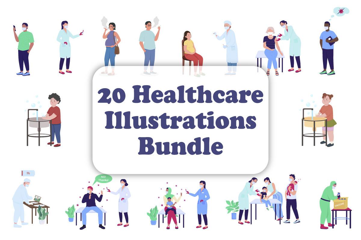 Medicine and Healthcare Characters Set