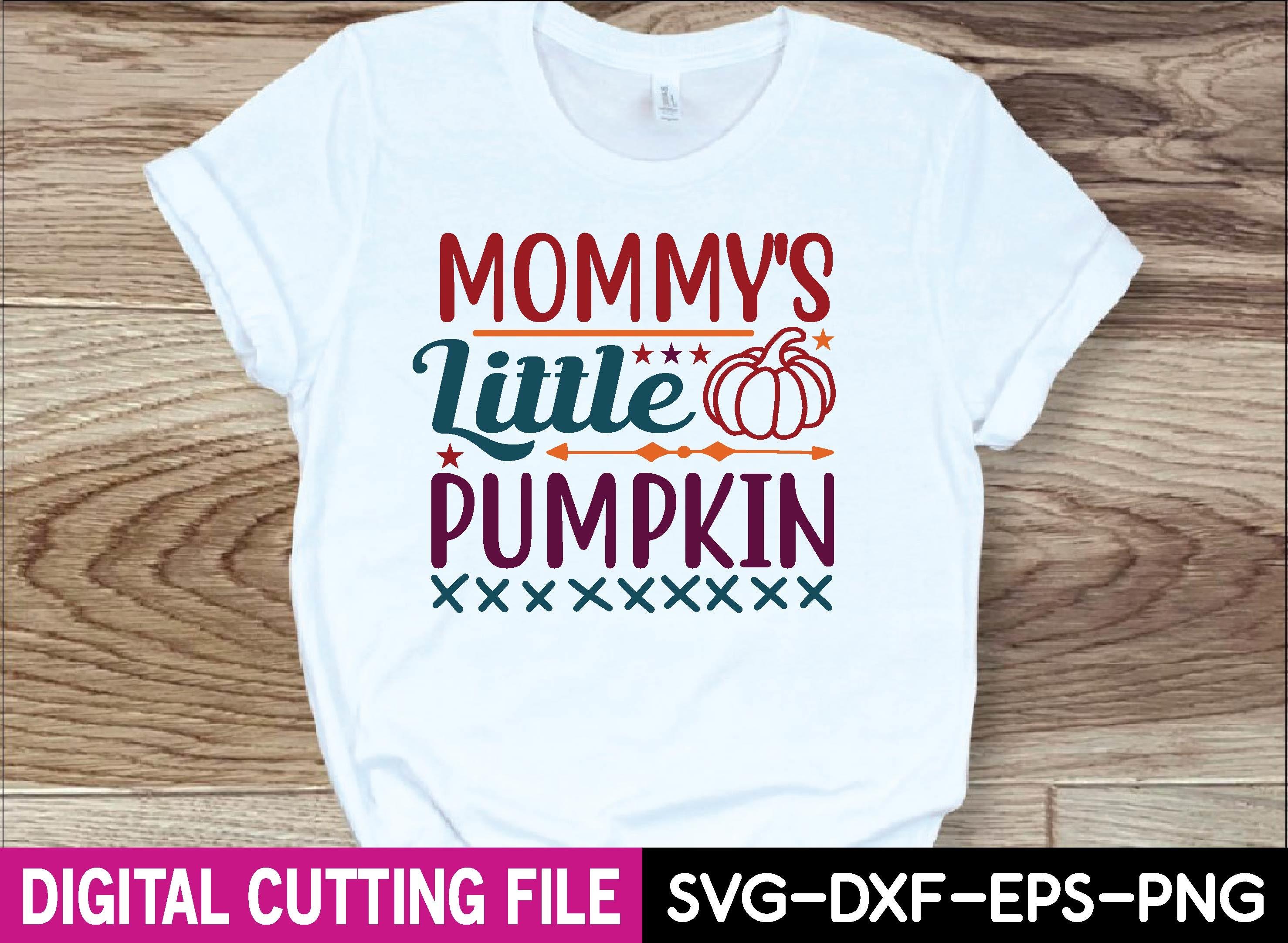 Mommy's Little Pumpkin Svg Design