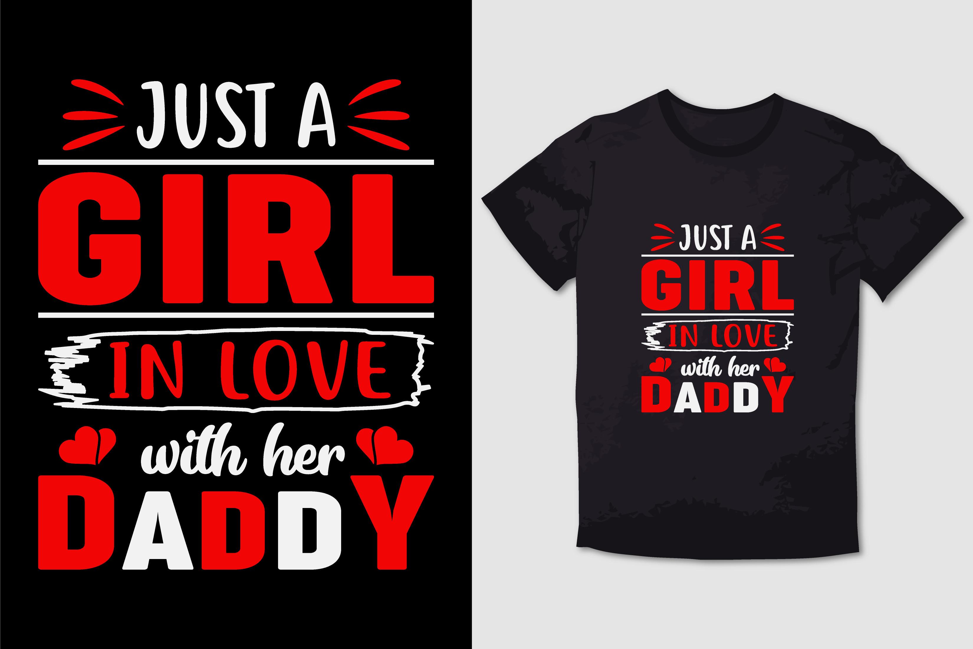 VALENTINE T-SHIRT JUST a GIRL in LOVE
