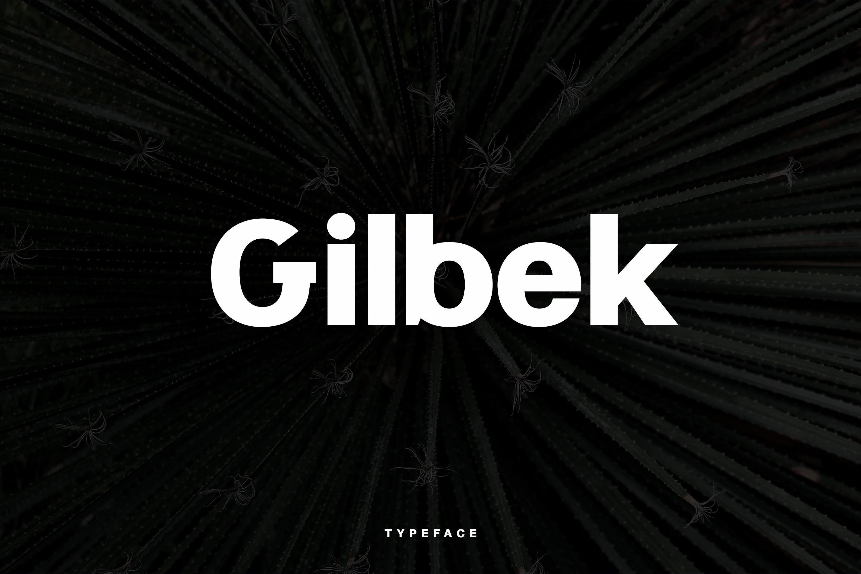 Gilbek Font