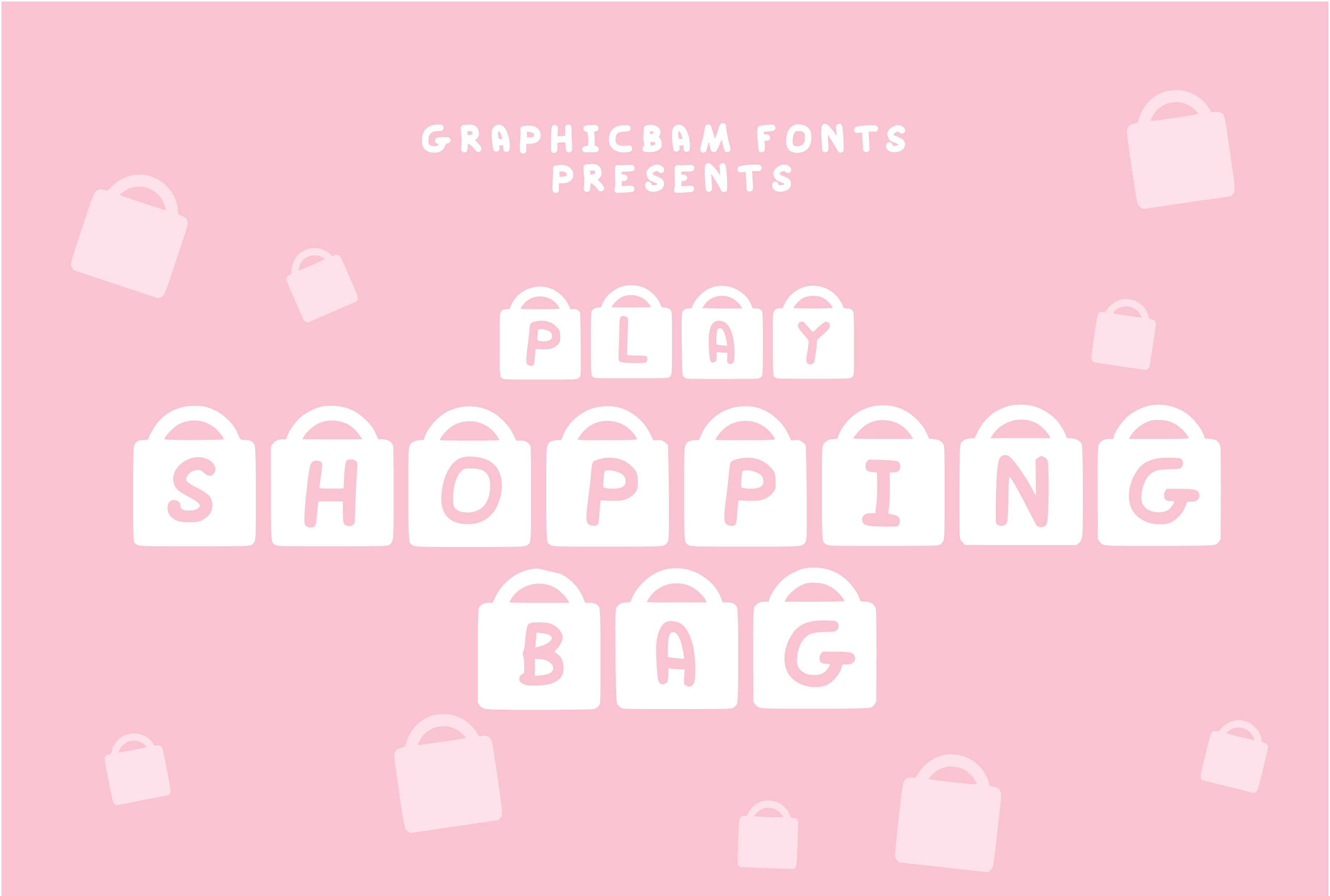 Play Shopping Bag Font