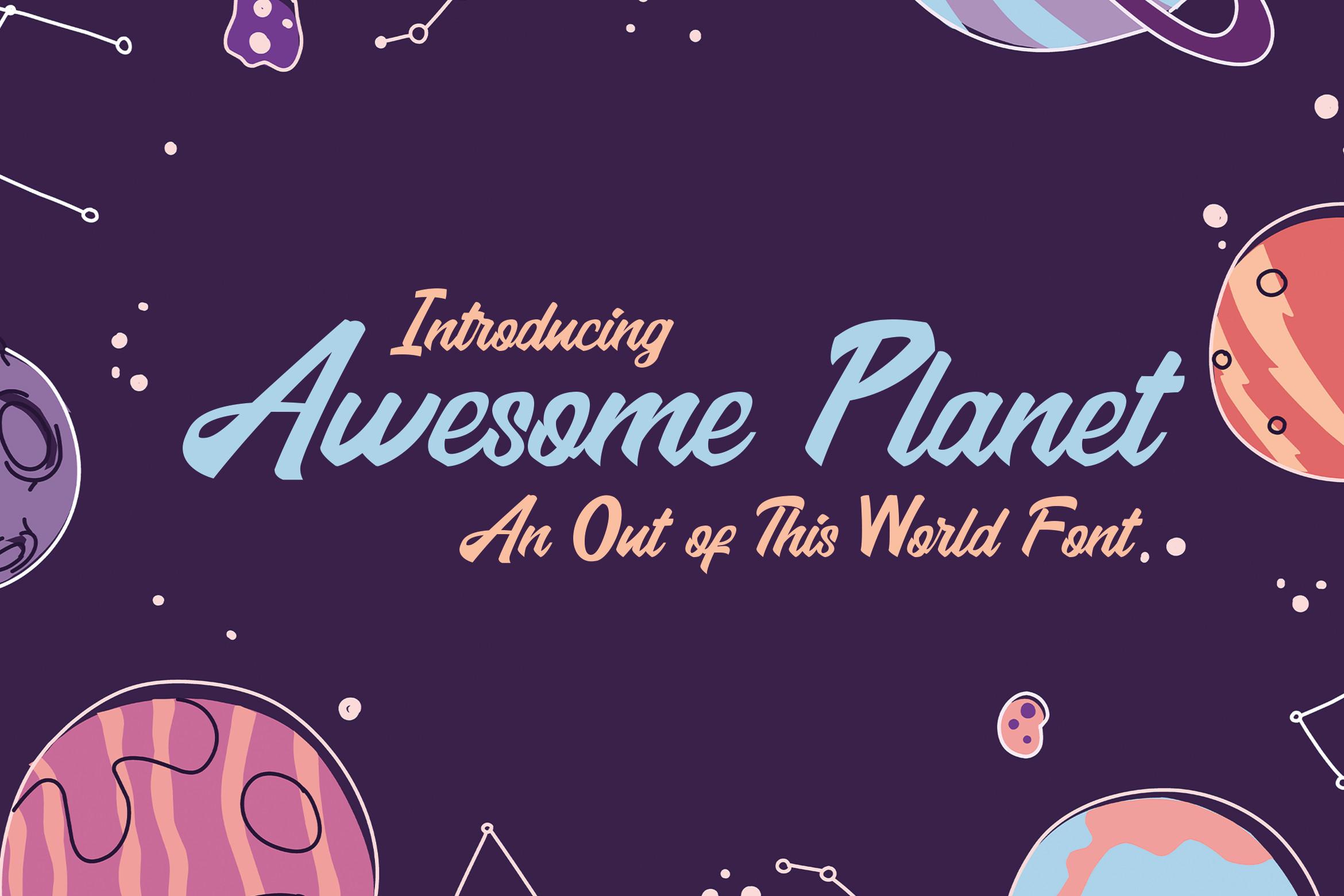 Awesome Planet Font