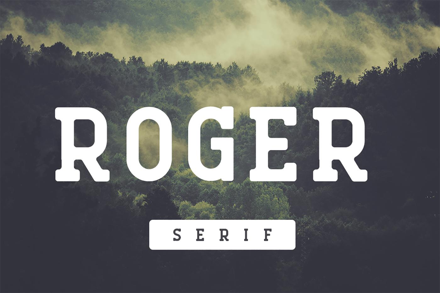 Roger Serif Font