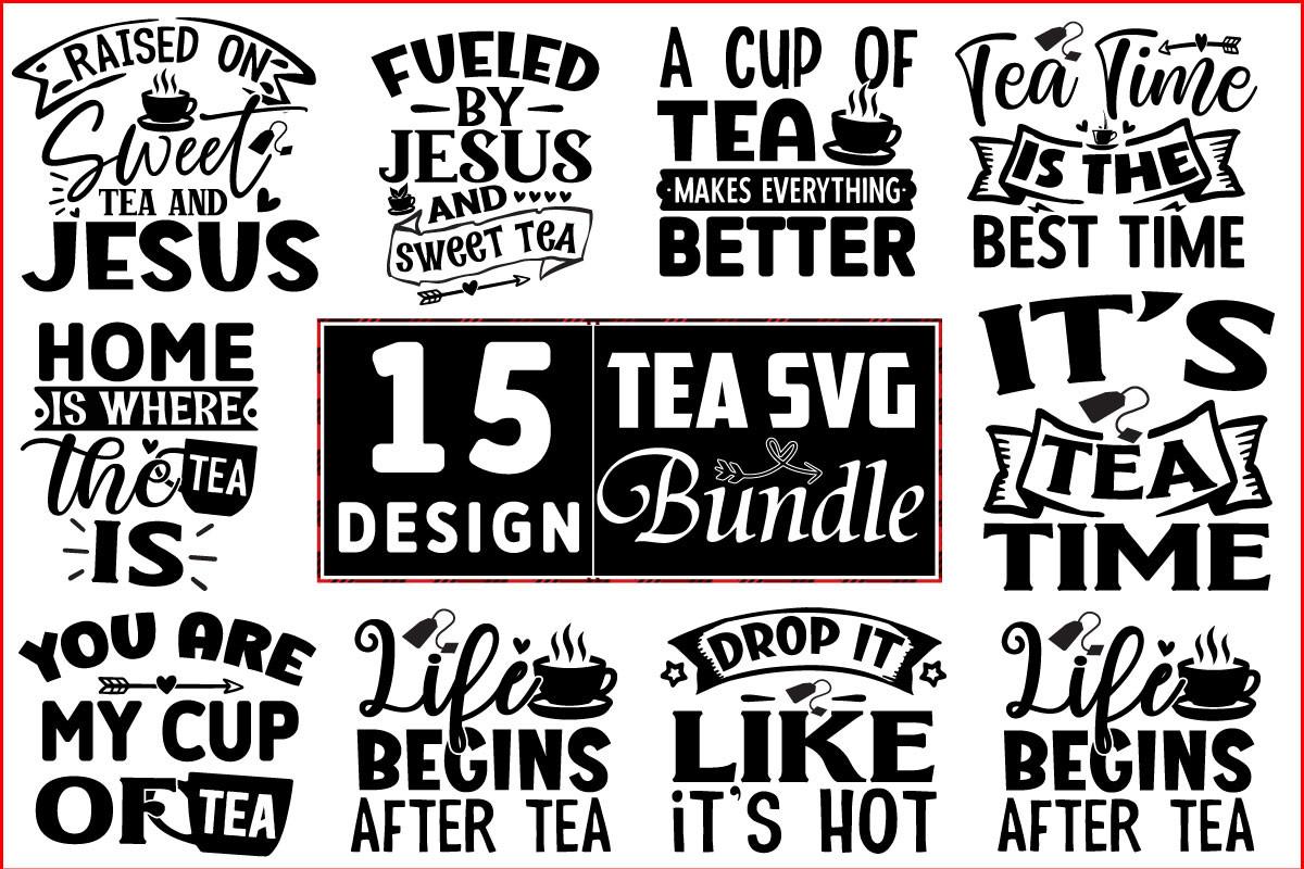 Tea SVG Mug and T Shirt Bundle