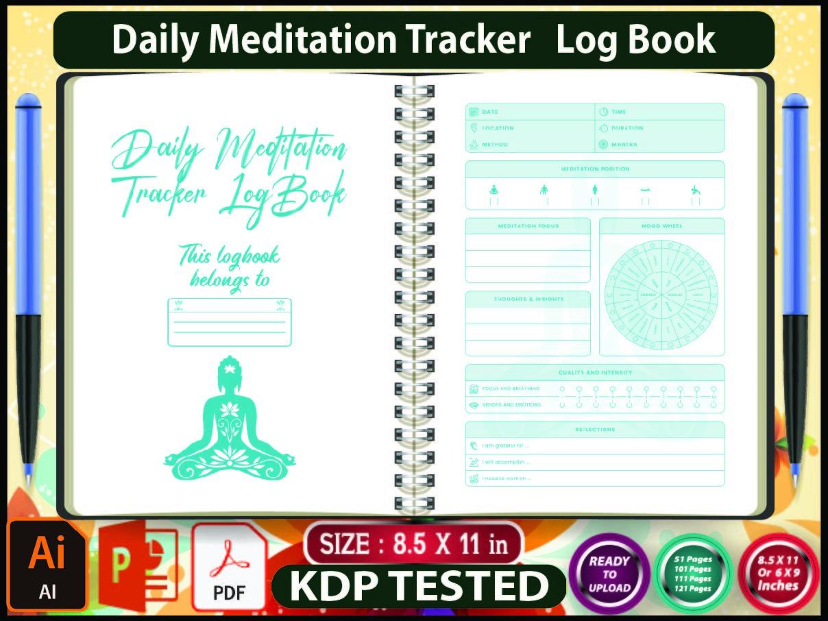 Daily Meditation Log Book- KDP Interior