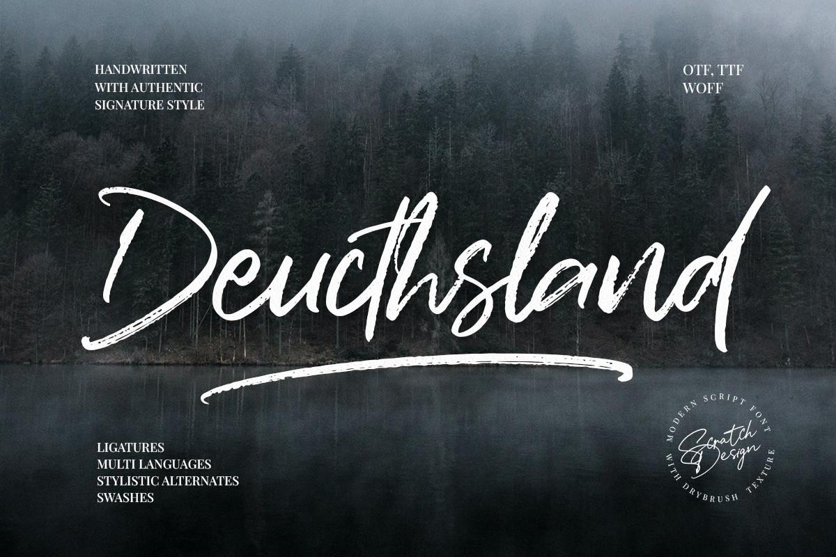 Deutchsland Signature Font