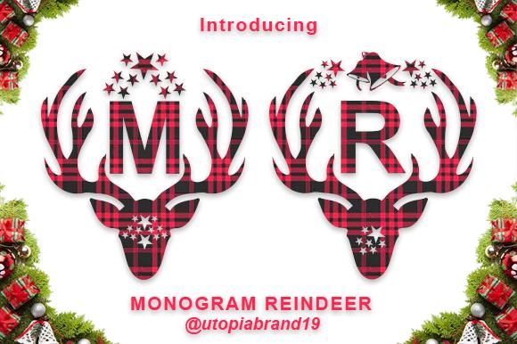 Monogram Reindeer Font