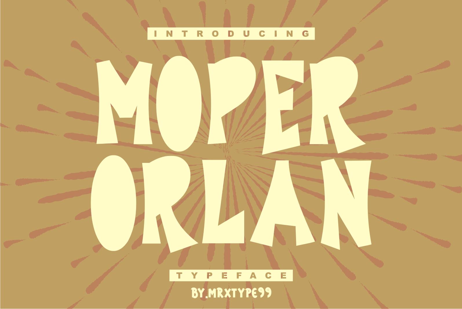 Moper Orlan Font