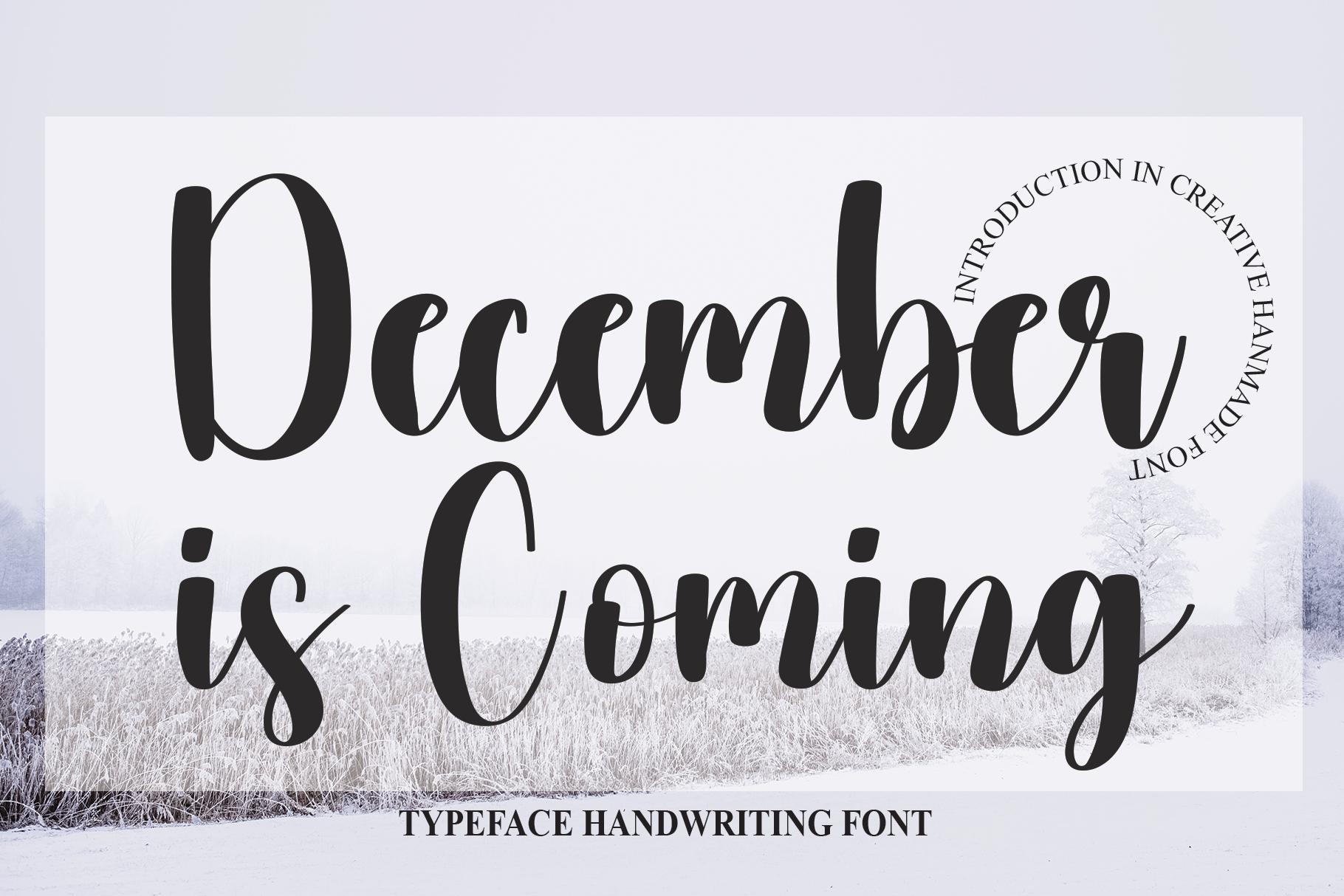 December is Coming Font