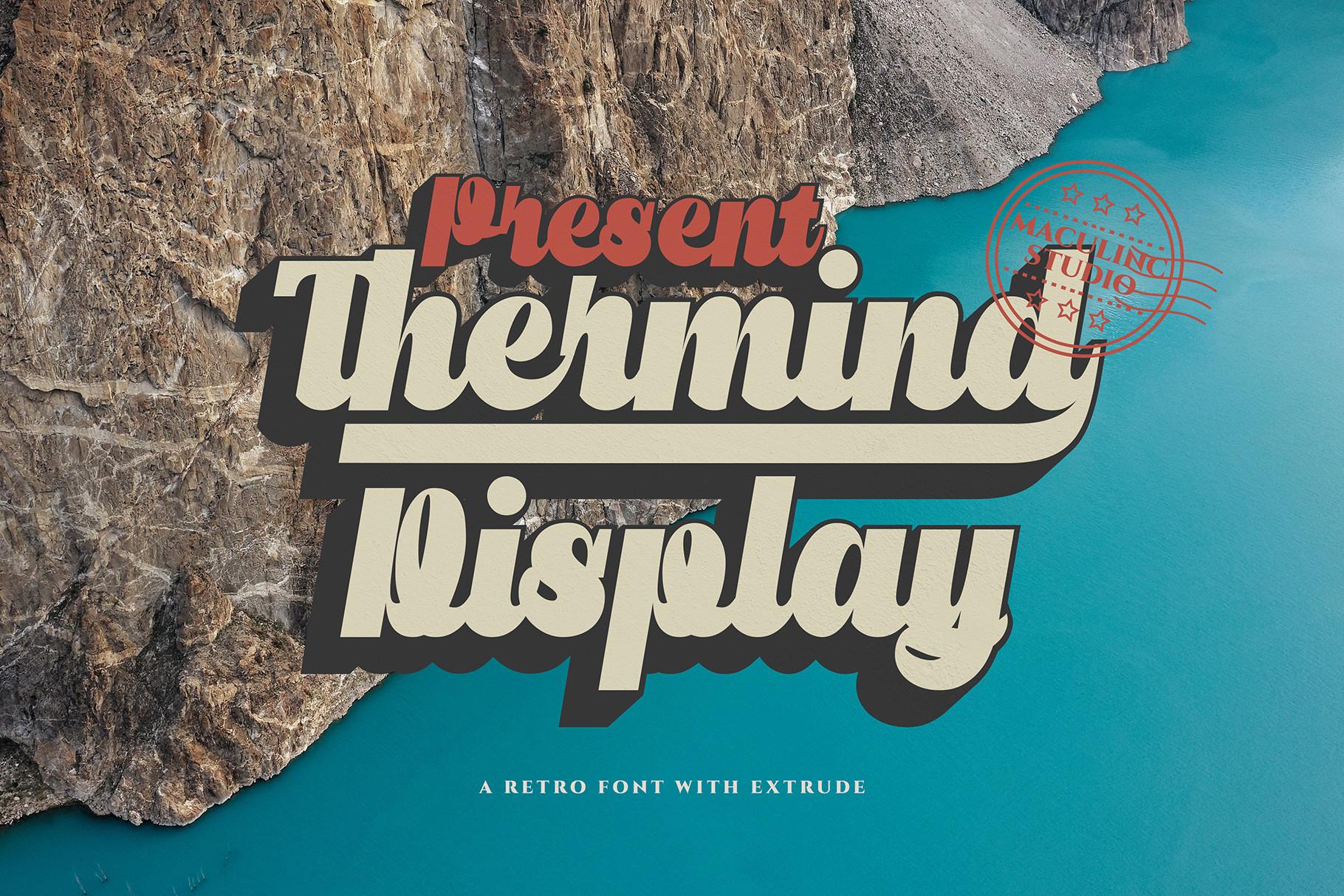 Thermind Display Font