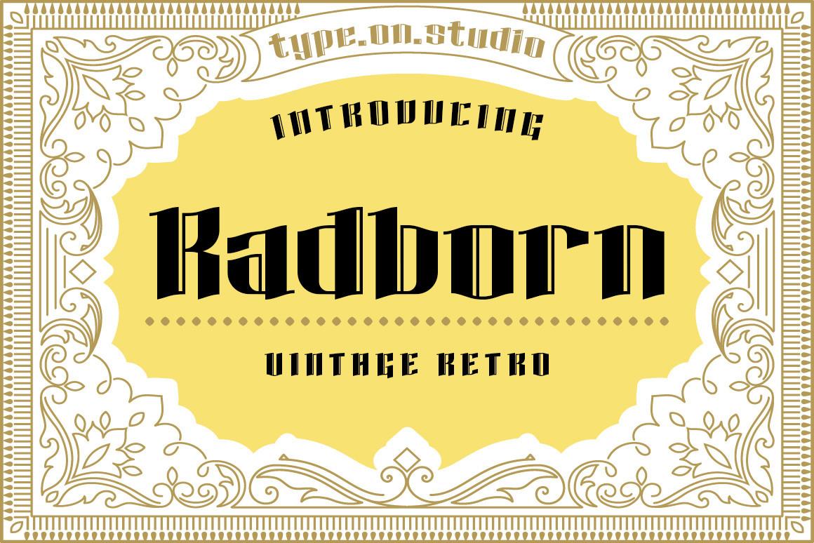 Radborn Font