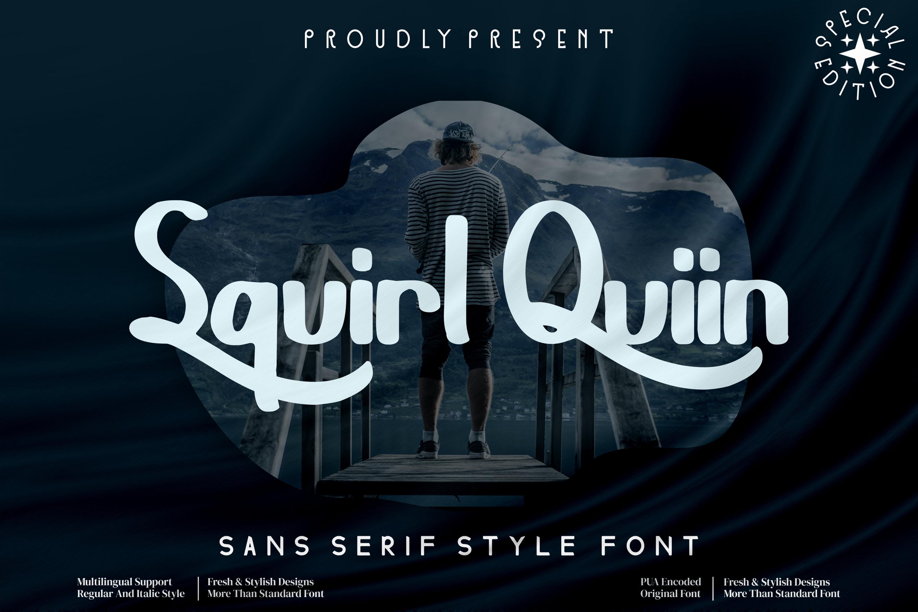 Squirl Quiin Font