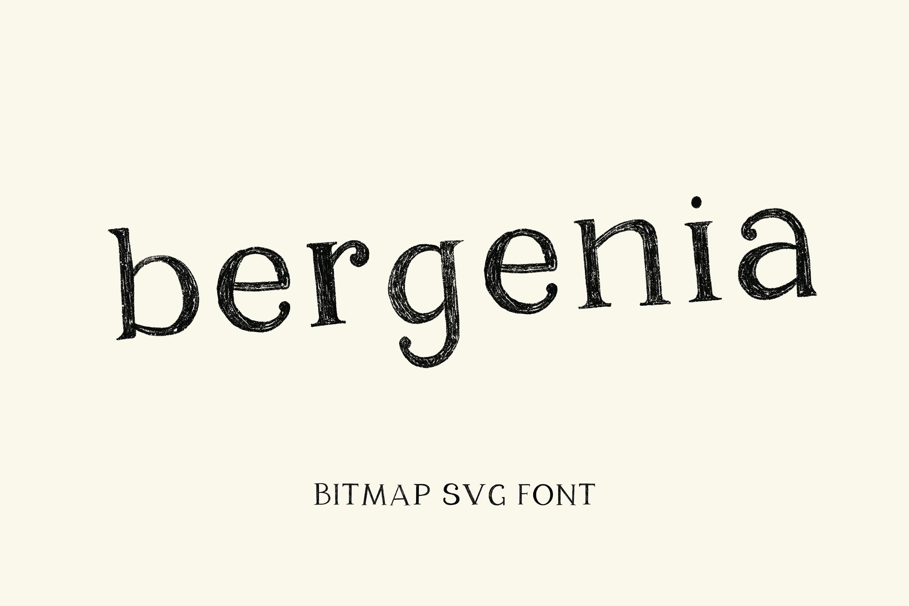 Bergenia Font