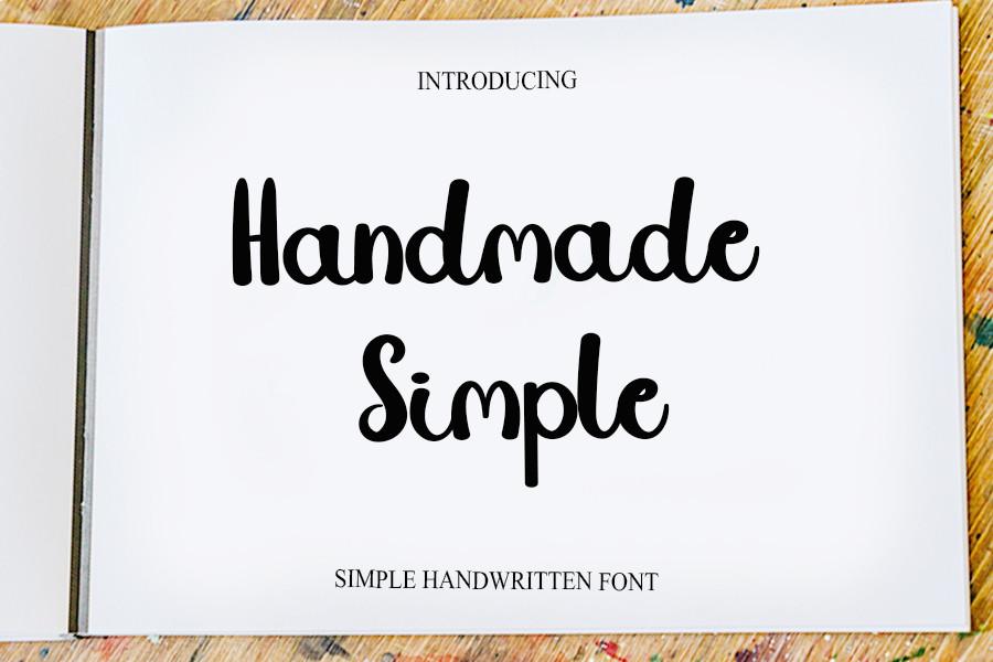 Handmade Simple Font